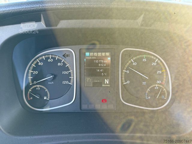 Dėžinis furgonas MERCEDES-BENZ ATEGO 818 L Koffer 6,10 m LBW 1 to.*AHK*EURO 6E