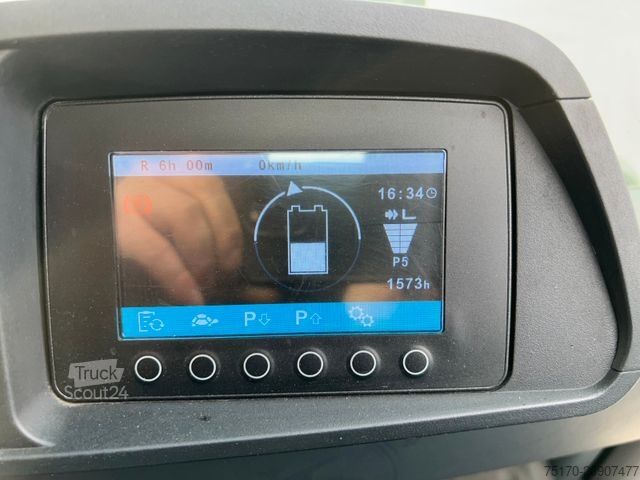 Első homlokrakodó targonca JUNGHEINRICH EFG 215 / Triplex: 4.25m! / SS / 1.573h / 2024