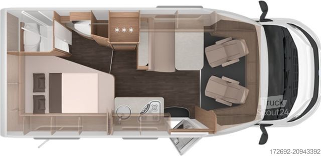 Autorulotă semi-integrată KNAUS L!VE TI 590 MF Platinum Selection