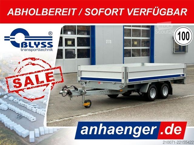 Přívěs na auto BLYSS Hochlader Gebraucht 310x160x40cm 2700kg zGG