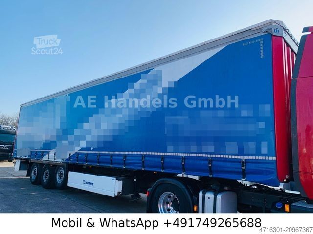 Semi-remorque bâchée KRONE SD *Palletenkasten|Liftachse|Edscha|Tautliner