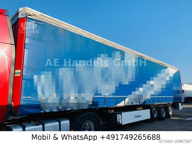 Semi-remorque bâchée KRONE SD *Palletenkasten|Liftachse|Edscha|Tautliner