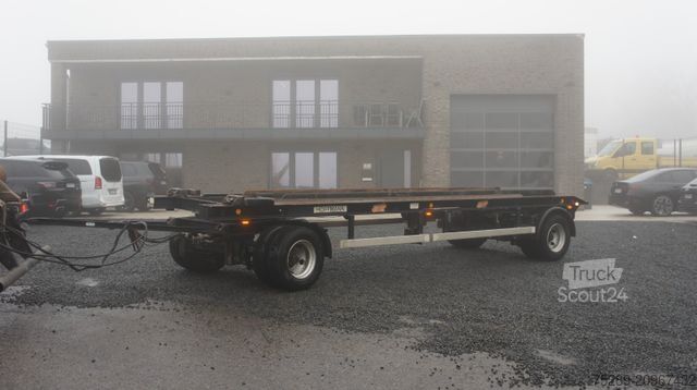 Roll off trailer HOFFMANN LCR 18.0/2 Abrollanhänger Abroller Doppelbereifu