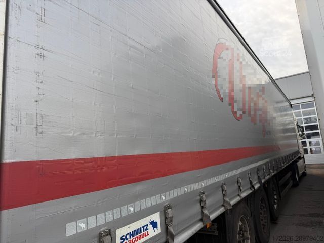 Auflieger mit Pritsche & Plane SCHMITZ CARGOBULL SCS 24/L Lift, Edscha, SECURITY tarp, Safetyroof