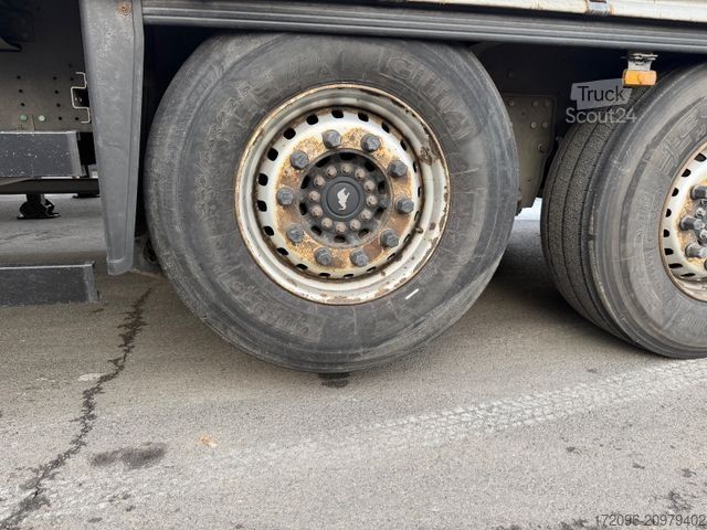 Auflieger mit Pritsche & Plane SCHMITZ CARGOBULL SCS 24/L Lift, Edscha, SECURITY tarp, Safetyroof