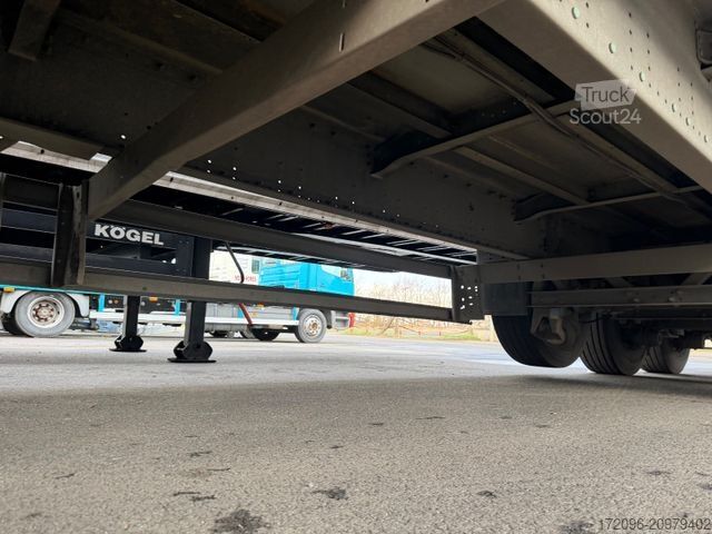 Auflieger mit Pritsche & Plane SCHMITZ CARGOBULL SCS 24/L Lift, Edscha, SECURITY tarp, Safetyroof