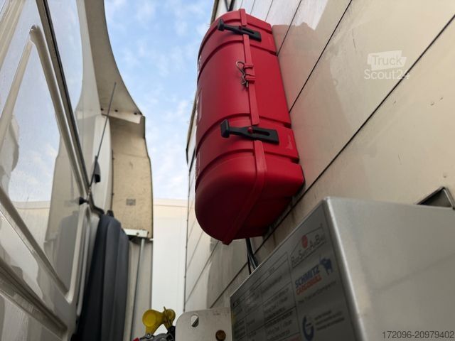 Auflieger mit Pritsche & Plane SCHMITZ CARGOBULL SCS 24/L Lift, Edscha, SECURITY tarp, Safetyroof