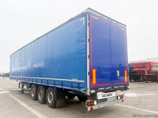 Skjutbara presenningar Kel-Berg Curtainsider / Planenauflieger / Gardin