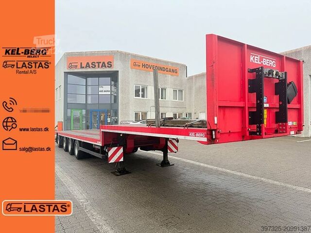 Remorque à plate-forme Kel-Berg Flatbed / Flachbettauflieger / Ladtrailer