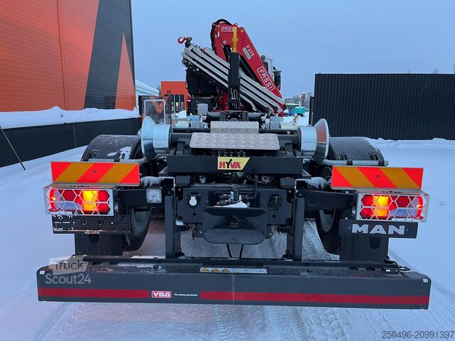 Système de bras à crochet MAN TGS 35.480 8x4*4 FASSI F275 / HYVALIFT 26 ton /...