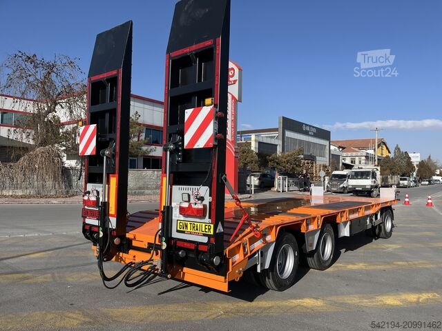 ημιρυμουλκούμενο χαμηλής φόρτωσης GVN Trailer 2+1 Axle Platform Trailer