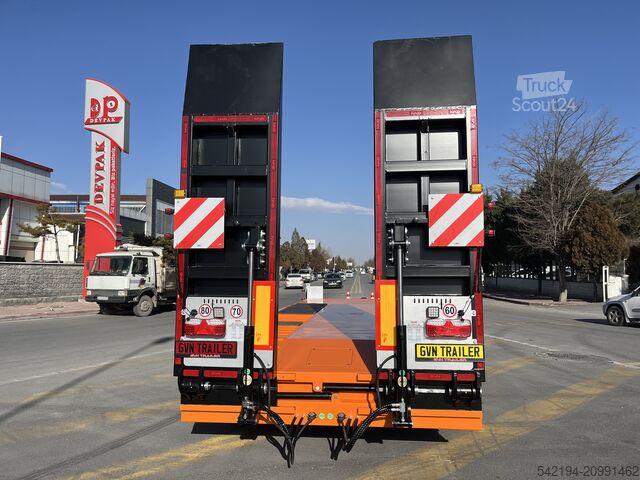 ημιρυμουλκούμενο χαμηλής φόρτωσης GVN Trailer 2+1 Axle Platform Trailer