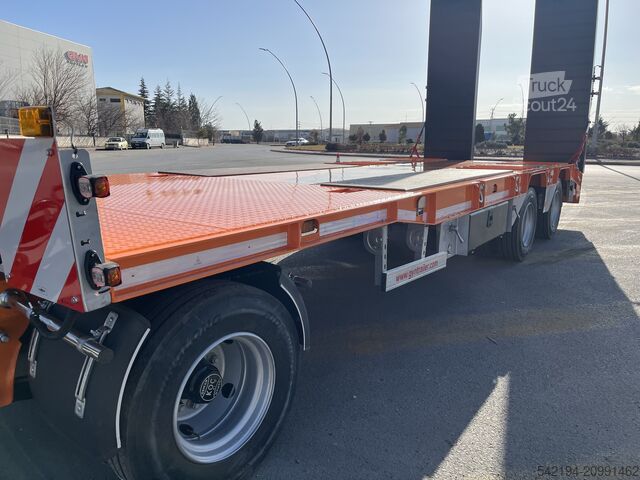 ημιρυμουλκούμενο χαμηλής φόρτωσης GVN Trailer 2+1 Axle Platform Trailer