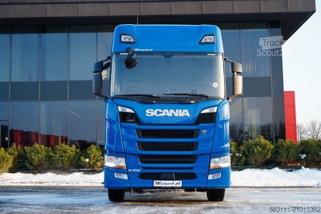 Standard nyergesvontató SCANIA R 450 / RETARDER / HYDRAULIKA / I-PARK COOL / AL