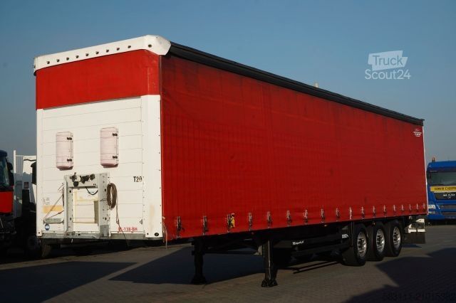 Auflieger mit Pritsche & Plane SCHMITZ CARGOBULL / FIRANKA / STANDARD / PLANDEKA ZBROJONA / SPROW