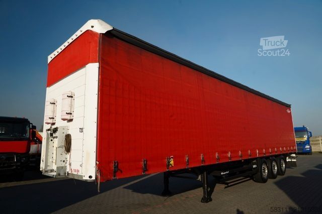 Auflieger mit Pritsche & Plane SCHMITZ CARGOBULL / FIRANKA / STANDARD / PLANDEKA ZBROJONA / SPROW