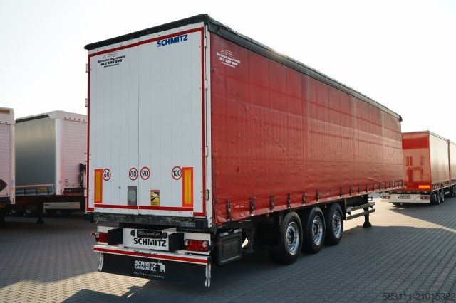 Auflieger mit Pritsche & Plane SCHMITZ CARGOBULL / FIRANKA / STANDARD / PLANDEKA ZBROJONA / SPROW