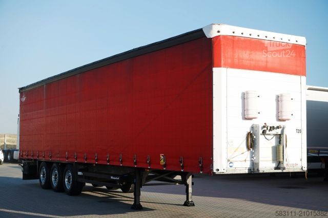 Auflieger mit Pritsche & Plane SCHMITZ CARGOBULL / FIRANKA / STANDARD / PLANDEKA ZBROJONA / SPROW