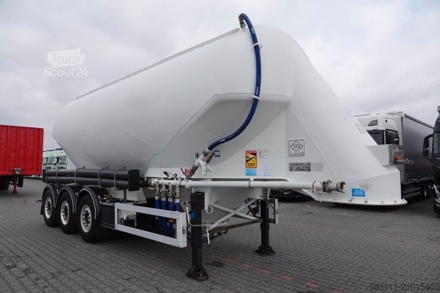 Silo oplegger FELDBINDER CEMENTONACZEPA / 2 KOMORY / 37 000 L / SILOS / D