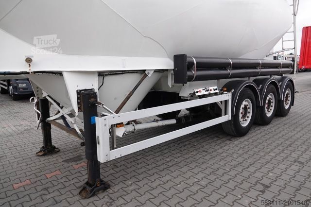 Silo oplegger FELDBINDER CEMENTONACZEPA / 2 KOMORY / 37 000 L / SILOS / D