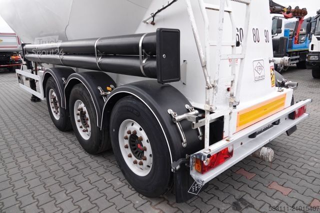 Silo oplegger FELDBINDER CEMENTONACZEPA / 2 KOMORY / 37 000 L / SILOS / D