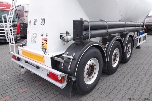 Silo oplegger FELDBINDER CEMENTONACZEPA / 2 KOMORY / 37 000 L / SILOS / D