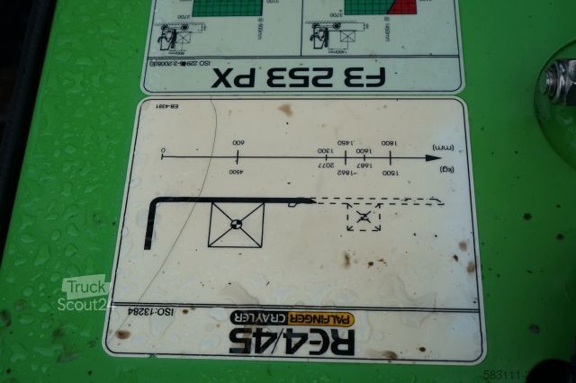 رافعة حاويات PALFINGER F3-253PX / Podwieszany pod naczep? - przyczep? /