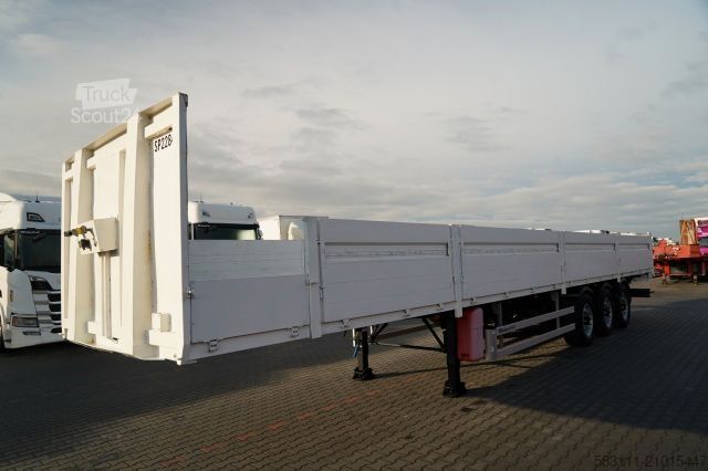 Remorque Samro SAMRO NACZEPA  /  BURTOWA  /  RYFLOWANA POD?OGA 