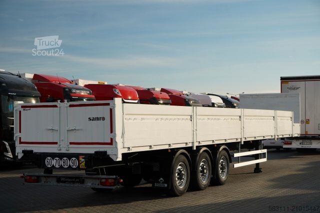 Remorque Samro SAMRO NACZEPA  /  BURTOWA  /  RYFLOWANA POD?OGA 