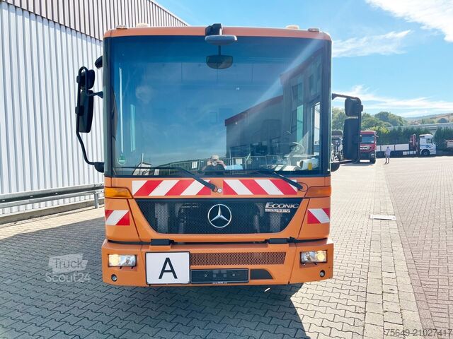 Camion à ordures Mercedes-Benz Econic 2629 L/NLA 6x2/4 Econic 2629 L/NLA 6x2/4, EEV, Lenkachse, FAUN Rotopress 519L, Zöller-Schüttung