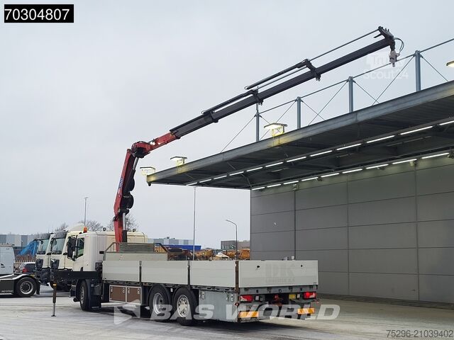 Plateau de chargement Scania P360 P 6X2 HMF 1820-K4 Crane rotator Lift+steer...