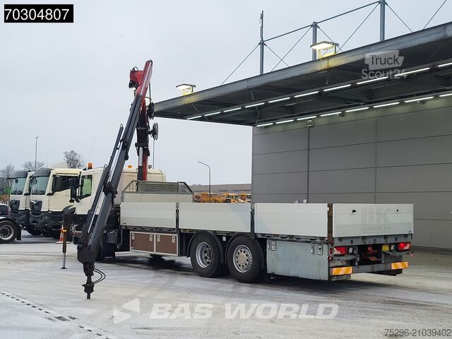 Plateau de chargement Scania P360 P 6X2 HMF 1820-K4 Crane rotator Lift+steer...