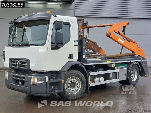Système de bras de portail Renault D-Wide 380 4X2 14tons JOAB skiploader Air suspe...