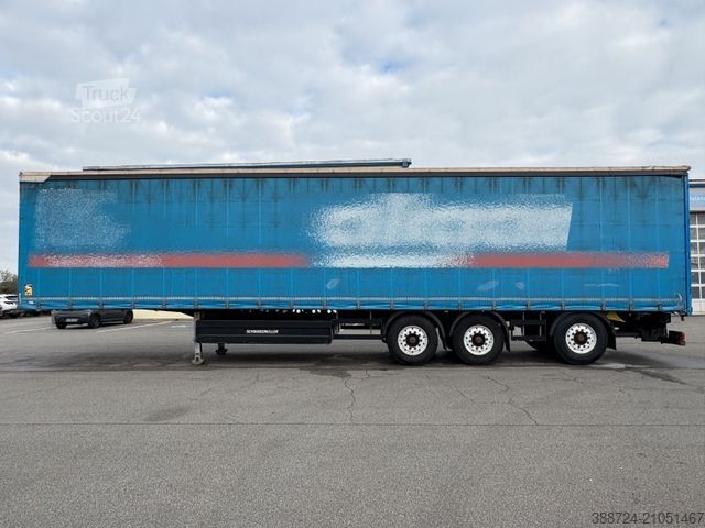 Semi-reboque aberto com lona SCHWARZMÜLLER J06VLN3*Alu*Lift+Lenk*Edschaverdeck*XLZertifikat