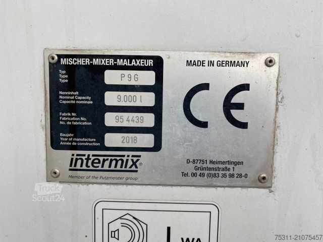 Betonblander lastbil MERCEDES-BENZ 3543 Arocs BB 8x4 | 9m³ Intermix-Aufbau*AC*Temp.