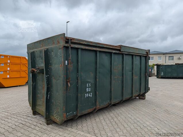 Contenedor de volteo A1 Container -GEBRAUCHT- Normbehälter 24 m³ ? Doppelflügeltür ? SM26-09 ? Abrollcontainer