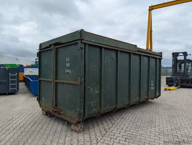 Contenedor de volteo A1 Container -GEBRAUCHT- Normbehälter 24 m³ ? Doppelflügeltür ? SM26-09 ? Abrollcontainer