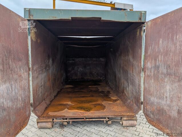 Contenedor de volteo A1 Container -GEBRAUCHT- Normbehälter 24 m³ ? Doppelflügeltür ? SM26-09 ? Abrollcontainer