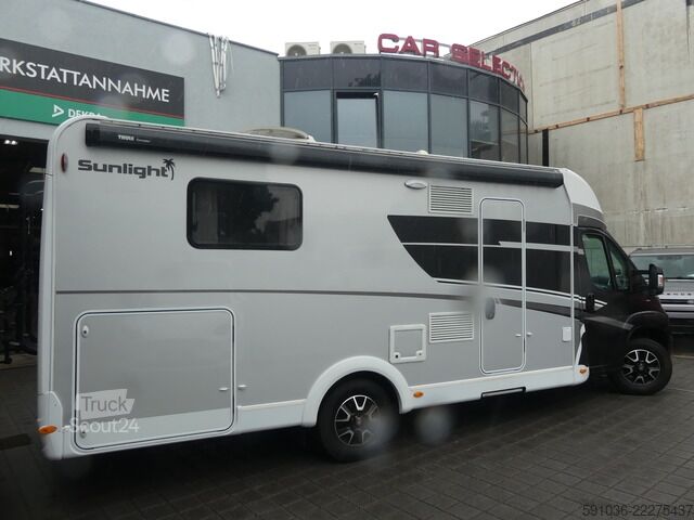 Pusiau integruotas kemperis Sunlight Capron T69L Fiat Ducato Adeventure/Markise/Fahrrad