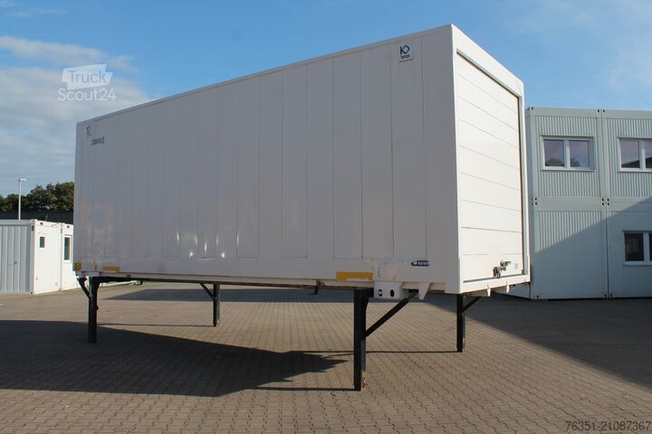 Wechselbrücke mit Kofferaufbau Kerex 7,45 BDF Jumbo Glattwandwechselbrücke