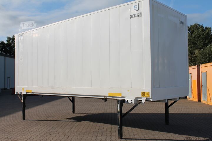 Wechselbrücke mit Kofferaufbau Kerex 7,45 BDF Jumbo Glattwandwechselbrücke