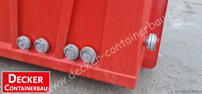 Contenedor de volteo Decker Containerbau Abrollcontainer, Püffercontainer
