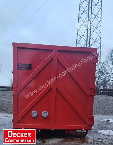Contenedor de volteo Decker Containerbau Abrollcontainer, Püffercontainer