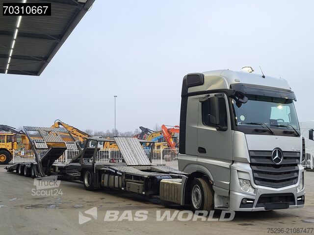 Car transporter Mercedes Actros 1848 4X2 FMS Truck transporter Full Air ...