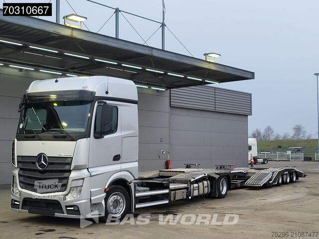 Car transporter Mercedes Actros 1848 4X2 FMS Truck transporter Full Air ...