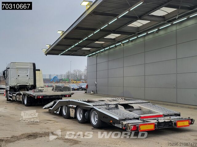 Car transporter Mercedes Actros 1848 4X2 FMS Truck transporter Full Air ...