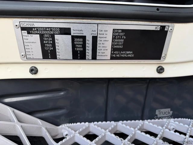 Standard tractor unit SCANIA R450 4X2 with Gardner Denver Compressor/Retarder