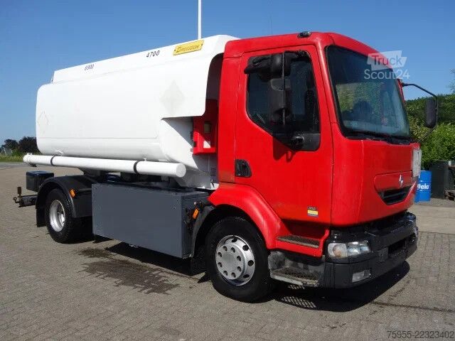 Cisterna Renault Midlum 210 feultanktruck,manualpomp,steelsprings