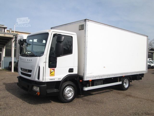 Furgonetka IVECO Eurocargo 75e18*Koffer 5.05m*Euro5*LBW*Klima*