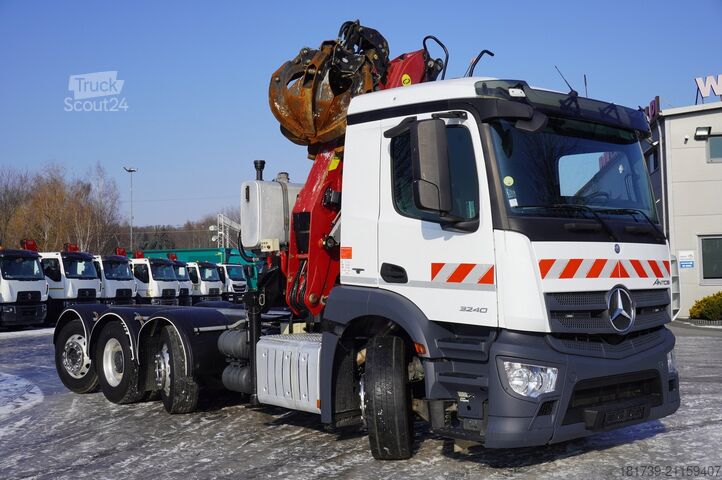 Celtnis Mercedes-Benz Antos 3240 8×2 / Typhoon L170Z3 crane
